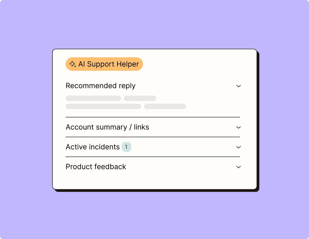 An illustration representing how to automate customer support with Zapier.